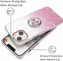 Case Compatible with Apple iPhone 13 Glitter Sparkle Bling Slim Fit Drop Protect - £31.64 GBP