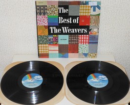 The Best Of the Weavers Pete Seeger 2xLP 1970s USA Original Folk MCA2-4052 - £12.34 GBP