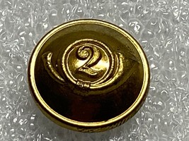 SPANISH AMERICAN WAR, SPANISH BUTTON FROM CUBA, 2nd INFANTRY REGIMENT - $10.00