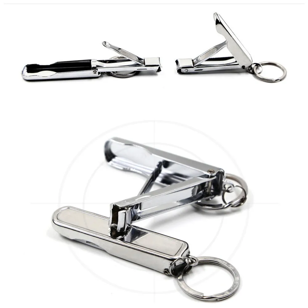 Sporting Portable Folding Nail Clippers Ultra-thin Compact Nail Cutter Manicure  - £18.44 GBP