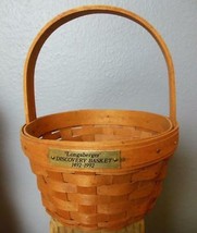 Vintage Longaberger Basket Discovery 5 x 8&quot; with all Paperwork - $14.85