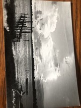 Cedar Key FL Dock Sunset RPPC Real Photo Postcard Vtg - £17.76 GBP