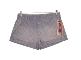 Rewash Pull On Shorts Blue and White Striped Juniors Size Small - $10.89