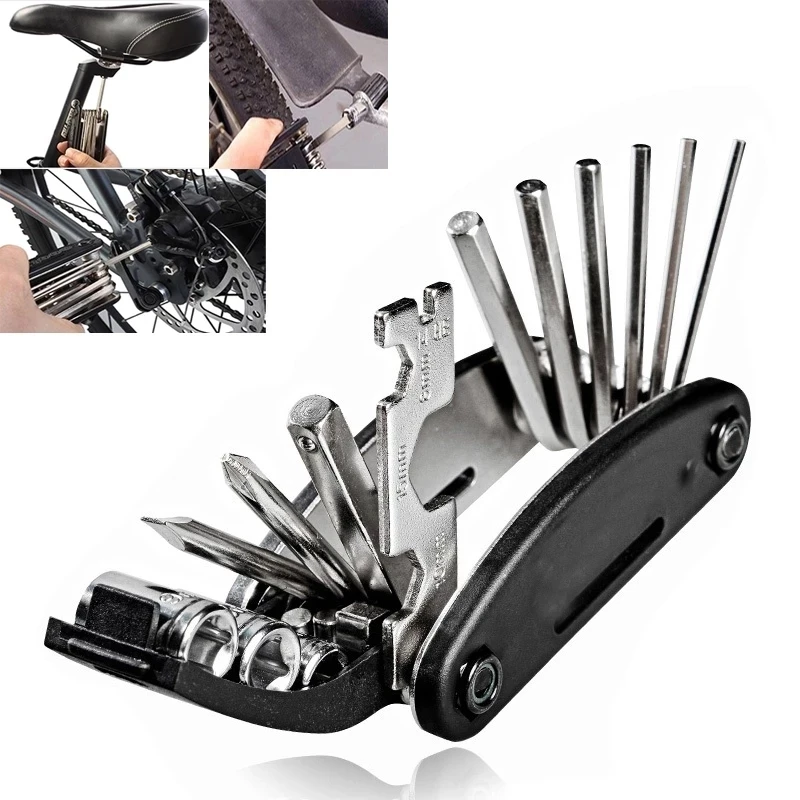 Cycling Multi-tool DIY Bike Accessories Multitool Tool Kit Bicycle First Aid Out - £100.24 GBP