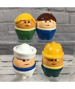 Vintage 90s Little Tikes Toddle Tots People Figures Lot Of 4 Flaw  - £9.38 GBP