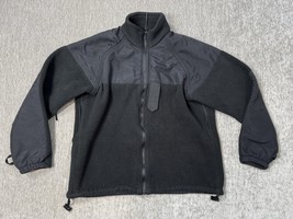 US Navy Parka Liner Black Full Zip Polartec Fleece Jacket Military Small... - $24.74