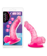 Naturally Yours 4&#39;&#39; Mini Cock Pink - $11.53