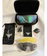 Rough Hand Protective Sunglasses With 3 Lenses &amp; Hard Case - $551.77 MXN