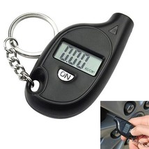 Mini Keychain Style Tire Gauge Digital Lcd Display  Air Pressure Tester Meter Au - £43.65 GBP