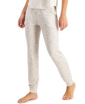 Alfani Womens Ultra-Soft Knit Jogger Pajama Pants,Animal Heather,Small - £34.83 GBP