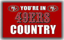 San Francisco 49ers Football Team Country Flag 90x150cm 3x5ft Fan Best B... - £11.92 GBP