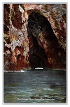 Painted Cave Santa Cruz Island California CA UNP DB Postcard T1 - £8.49 GBP