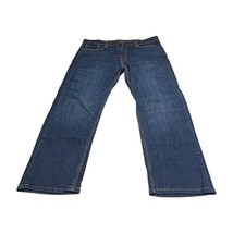 Levi&#39;s 505 Jeans Men&#39;s 38 X 29 Blue Denim Mid-Rise Pockets Straight Leg ... - $21.28