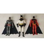 Batman Action Figure Lot Kenner - One 1990 White Batman - Two Mattel Qui... - £15.32 GBP