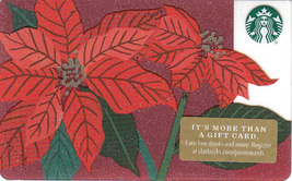 Starbucks 2018 Poinsettia Collectible Gift Card New No Value - £1.58 GBP