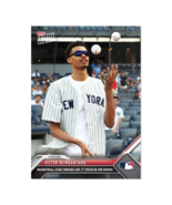 2023 TOPPS NOW #472 VICTOR WEMBANYAMA 1ST PITCH NY NEW YORK YANKEES SPUR... - £14.98 GBP