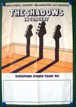 The Shadows – Original Concert Poster– Europ EAN Spring Tour - Affiche - 1980 - £104.70 GBP