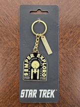 Star Trek Semper Exploro Keychain 2019 Heroes &amp; Villians - $5.94