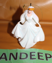 Disney Cinderella Princess Bride Christmas Holiday Ornament - £23.70 GBP