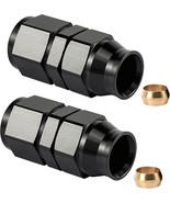 Evil Energy 6An Female Flare To 3/8&quot; Compression Hardline Fitting Alumin... - $43.28 CAD