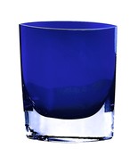 8 Mouth Blown Glass European Made Light Cobalt Vase - $2,604.82 MXN