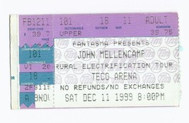 1998 John Mellencamp Concert Ticket Stub December 11th Teco Arena Fort M... - £7.69 GBP