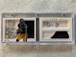2013 Panini Playbook Rookie Jersey Signature Silver #221 Le&#39;Veon Bell RC 91/260 - £33.65 GBP