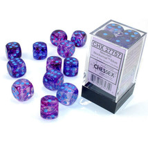 Nebula Chessex 16mm D6 Dice Block - Nocturna/Blue - £21.10 GBP