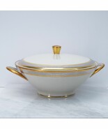 Rosenthal Ivory Duchess China Gold Silver Rimmed Covered Dish Vegetable ... - $125.81 CAD