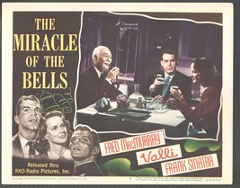 Miracle Of The Bells 11&quot;x14&quot; Lobby Card #4 Alida Valli Fred MacMurray - £38.13 GBP