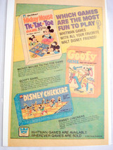 1978 Ad Whitman Disney Games Checkers Goofy Tic-Tac-Toe - $7.99