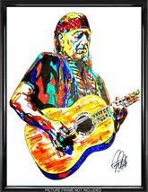 Willie Nelson Singer Guitar Pop Country Music Print Poster Wall Art 18x24 - £21.50 GBP