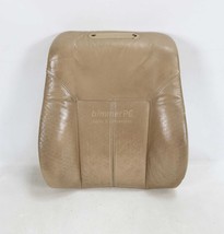 BMW E38 E39 Front Seat Backrest Cushion Sand Beige Tan Htd Leather 1999-... - $123.75