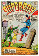 Superboy #100 FN 6.0 DC Silver Age 1962 Phantom Zone Legion of Superheroes - £40.97 GBP