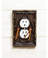 Pack of 2 Southwestern Tribal Navajo Branchwood Double Receptacle Outlet... - $35.62 CAD