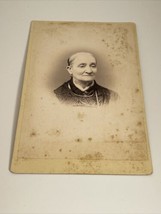 Antique Vintage Cabinet Card Photograph Older Woman Portrait OOAK KG - $365.87 MXN