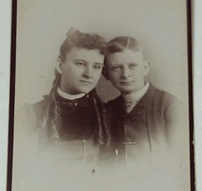 Phila Pa Victorian Era Edwardian Cabinet Photo Siblings Brother &amp; Sister - £8.52 GBP