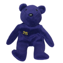 Salvinos Bamm Beanos McGwire MLB Purple Teddy Bear Plush Stuffed Animal 8.75&quot; - £12.46 GBP