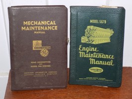 Vintage G M Locomotives Maintenance Manual &amp; GE Diesel-Electric Manual - $1,006.67 MXN