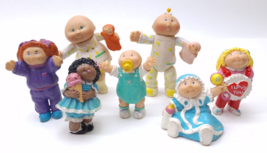 Vintage 1984 Cabbage Patch Kids Doll Mini Toy Figures PVC Figurines LOT ... - $18.79