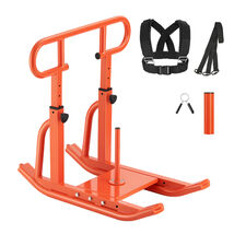 VEVOR Weight Sled, Adjustable Height Handle,1/2 in Weight Plates，Steel, ... - $100.99