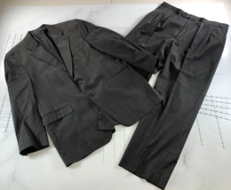 Ralph Lauren Suit Mens 44L Suit Jacket 36x31 Pants Grey Cashmere Wool Wi... - £108.53 GBP