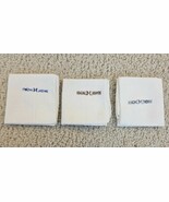 3PC Lot Vintage Embroidered Hankies Monogram Letter &quot;M&quot;  Handkerchiefs - $27.15 CAD