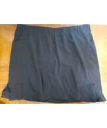 Chicos Zenergy Black Skort Skirt Pleated Stretch Athletic Athleisure Siz... - €12,04 EUR