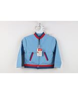 Deadstock Vintage 60s 70s Boys Toddler 5 Striped Water Repellant Bomber ... - $82.75 CAD