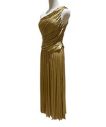 Joie Gold Set Pleated Midi Skirt + One Shoulder Smocked Top Sz S NWT - £96.08 GBP