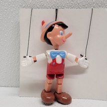 Vintage PINOCCHIO Marionette Celluloid 1960’s Walt Disney 5&quot; String Puppet - £18.66 GBP