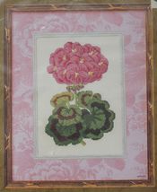 Bucilla Anna Griffin Sunshine's Geranium Flower Counted Cross Stitch Kit 8 x 10 - $16.99