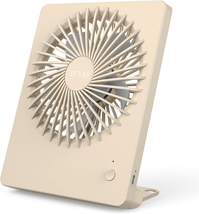 Desk Fan Battery Operated Fan Rechargeable 180°Tilt Folding Personal Fan... - $18.95