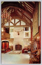 Stan Hywet Hall Great Hall Akron Ohio Gothic Architecture Vintage Postcard - $19.34